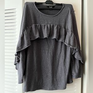 Simply Vera Wang Gray Sweater Size S
